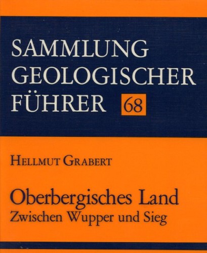 Sammlung Geologischer Führer Nr. 68: Oberbergisches Land