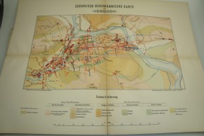 GÖBL W. - Geologisch-bergmännische Karten mit Profilen von Idria nebst Bildern von den Quecksilberlagerstätten in Idria.