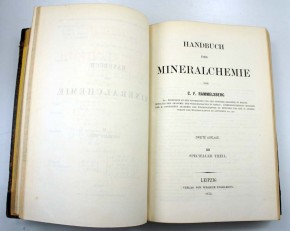 RAMMELSBERG, C. F. - Handbuch der Mineralchemie